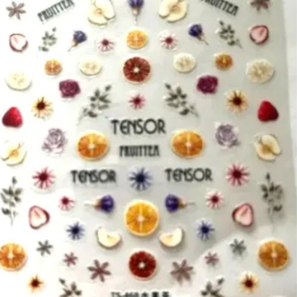 Summer Fruits Nail Sticker, Each